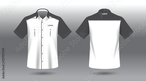 simple and modern short sleeve work shirt