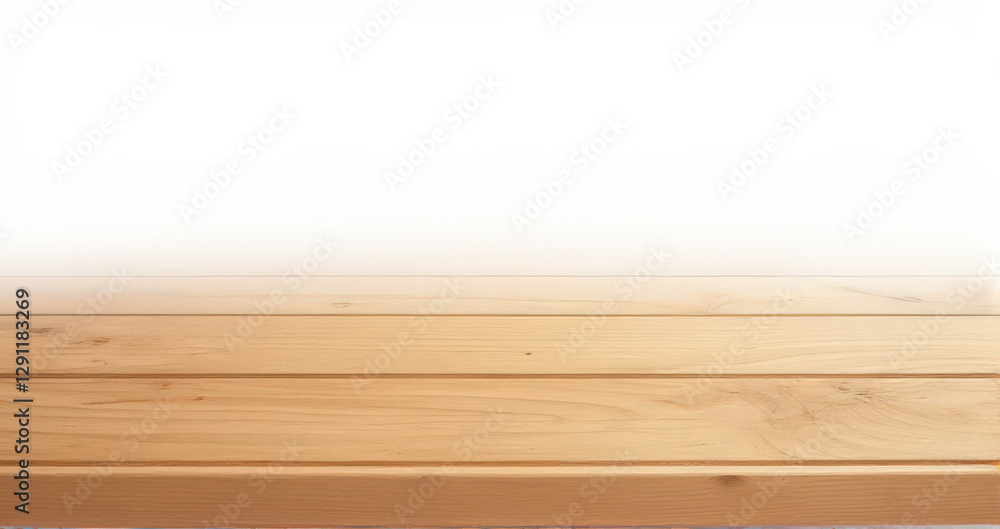 Fototapeta premium wooden surface with light gradient background creates minimalist and natural look