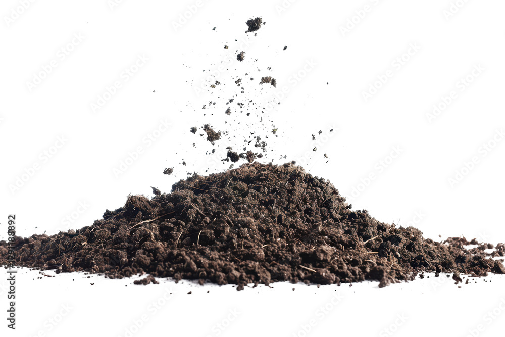 pile of soil isolated on white or transparent png pile of soil isolated on white or transparent png
