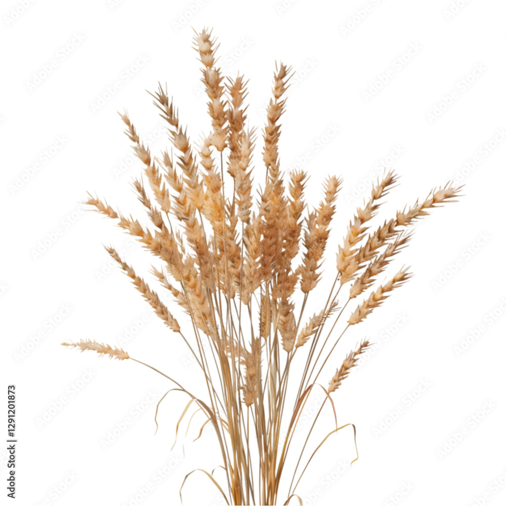 Golden Wheat Stalks on Black Background Harvest Bounty Golden Wheat Stalks on Black Background Harvest Bounty