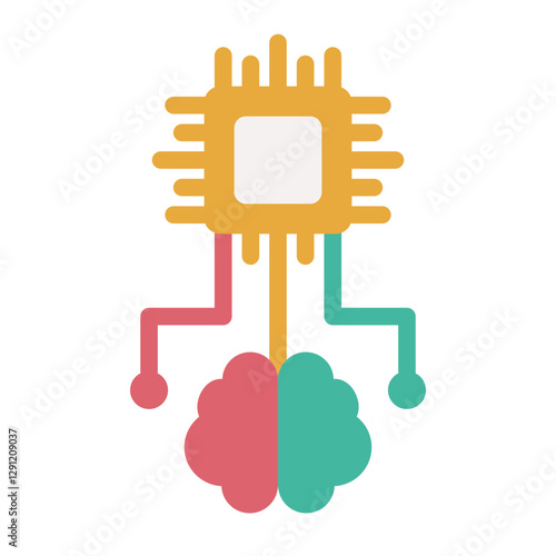 processor unit ai flat style