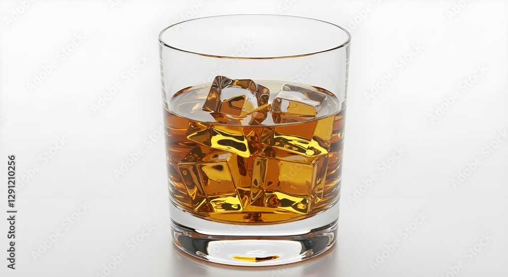 vaso de whisky. Rico e indulgente, un vaso lleno de whisky capturado en un fondo transparente. El vertido perfecto para los conocedores del whisky. vaso de whisky. Rico e indulgente, un vaso lleno de whisky capturado en un fondo transparente. El vertido perfecto para los conocedores del whisky.