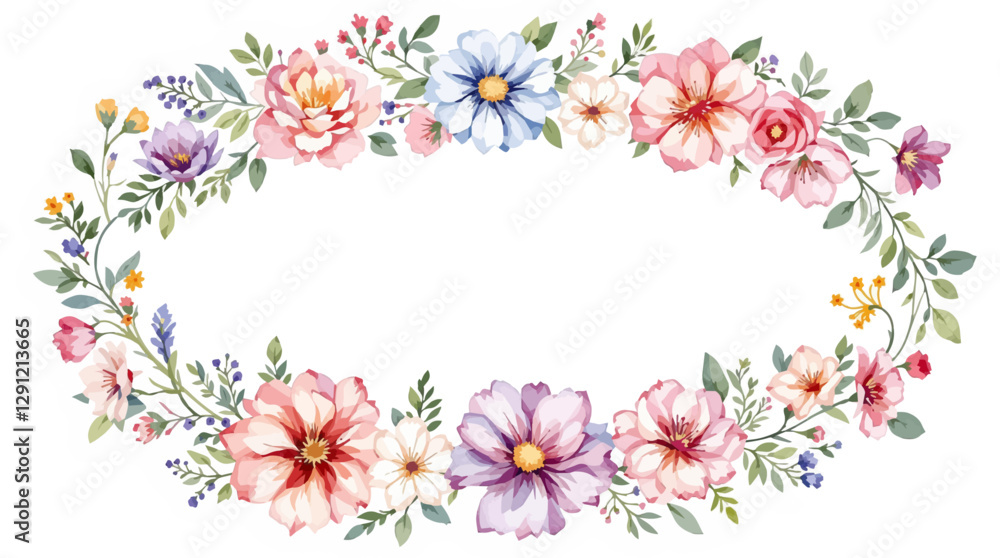 pink watercolor arrangements with flowers, set, bundle, bouquets with wildflowers, leaves, branches. Botanical illustration pink watercolor arrangements with flowers, set, bundle, bouquets with wildflowers, leaves, branches. Botanical illustration