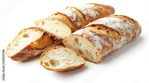 Wallpaper Mural A sliced baguette with a crispy crust and soft interior Torontodigital.ca
