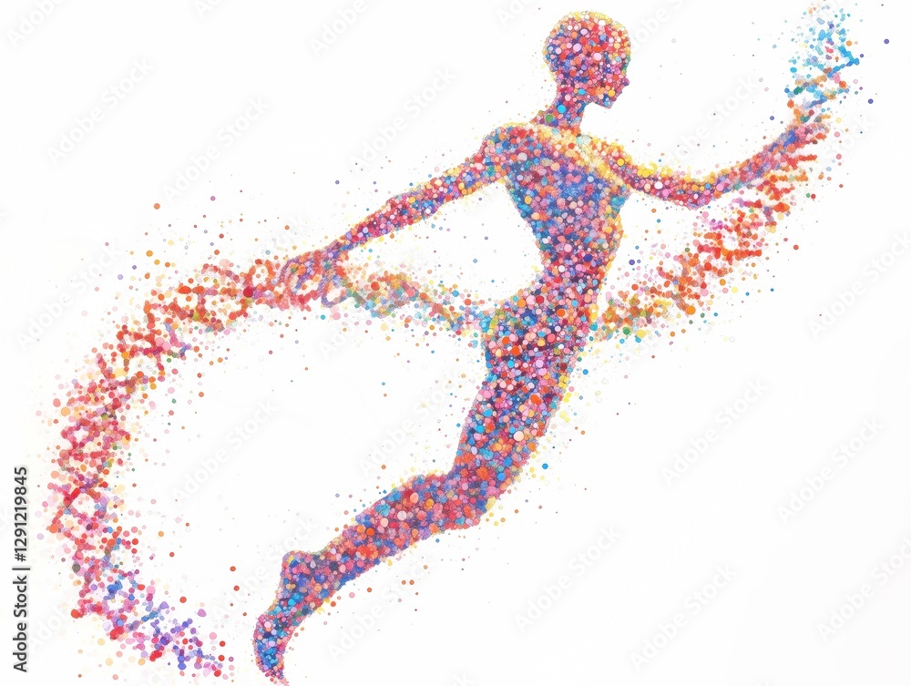 Fototapeta premium DNA of Life – Abstract Human Evolution