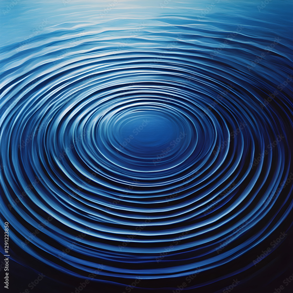 Rippling Concentric Rings Creating an Illusion of Depth and Unity Through Gradient Colors and Light Play Rippling Concentric Rings Creating an Illusion of Depth and Unity Through Gradient Colors and Light Play
