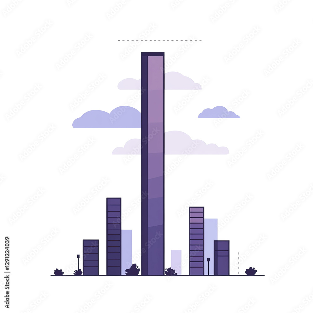 Obraz premium vector city skyline