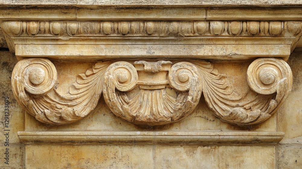 ornate stone capital architectural detail ornate stone capital architectural detail