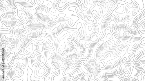 white topographic lines background contour lines wallpaper. Abstract modern white and black topographic contour map wavy line, digital print terrain lines texture white background.