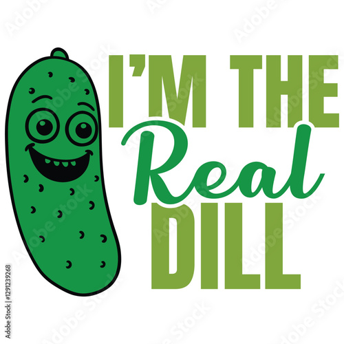 Pickles typography t-shirt design vector, Pickled cucumber illustration
