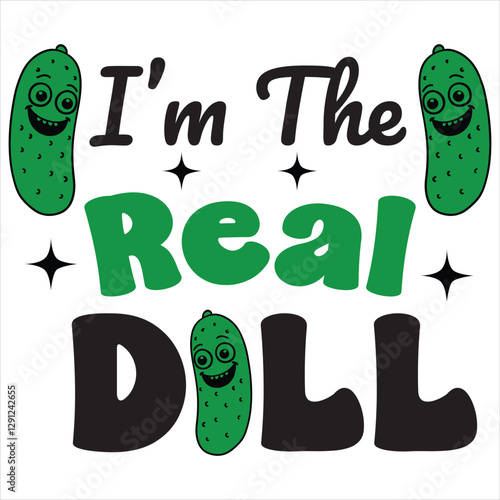 Pickles Quotes t-shirt design vector, Pickle Food cucumber illustration
