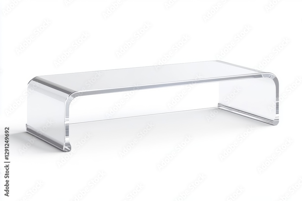 Modern Clear Acrylic Coffee Table Design Modern Clear Acrylic Coffee Table Design