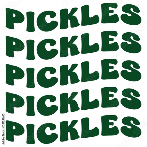 Pickles Quotes t-shirt design vector, Pickle Food cucumber illustration
