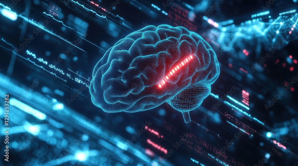 custom made wallpaper toronto digitaldigital brain scan showing neurological activity