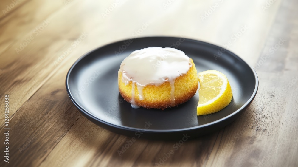 Glazed Lemon Cake with Lemon Slice: A Delightful Dessert Glazed Lemon Cake with Lemon Slice: A Delightful Dessert