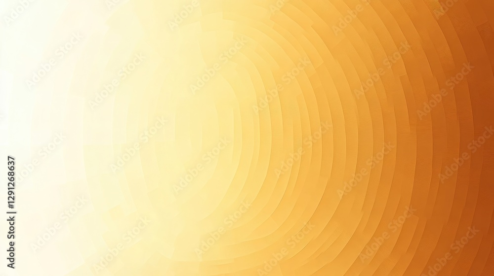 Abstract Yellow to Orange Concentric Circular Pattern Background Abstract Yellow to Orange Concentric Circular Pattern Background
