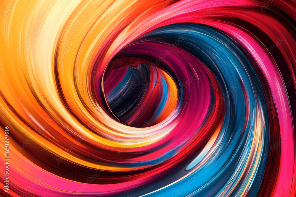 Illustration of a colorful abstract swirl, with bright, flowing lines that seem to move and change direction. The dynamic design and bold colors evoke energy and creativity. Illustration of a colorful abstract swirl, with bright, flowing lines that seem to move and change direction. The dynamic design and bold colors evoke energy and creativity.
