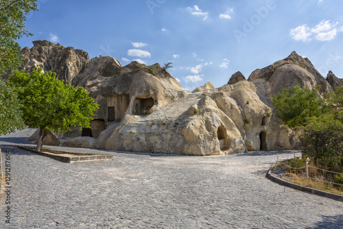 The famous open air museum in Goreme, Cappadocia