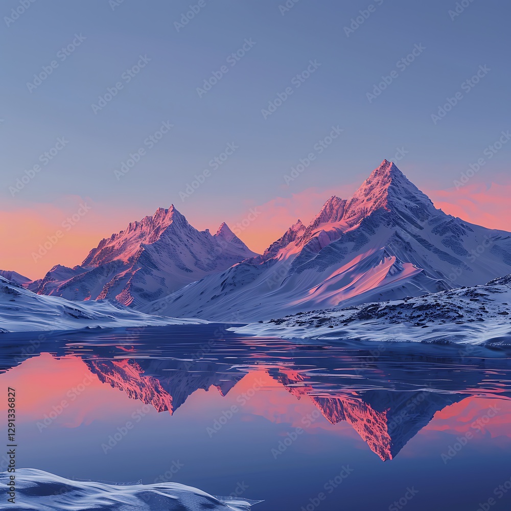 Obraz premium Beautiful Blue Skies with Nature, Bright Moon ,Cloud ,Beach scenery, Tree, night -Anime concept Background