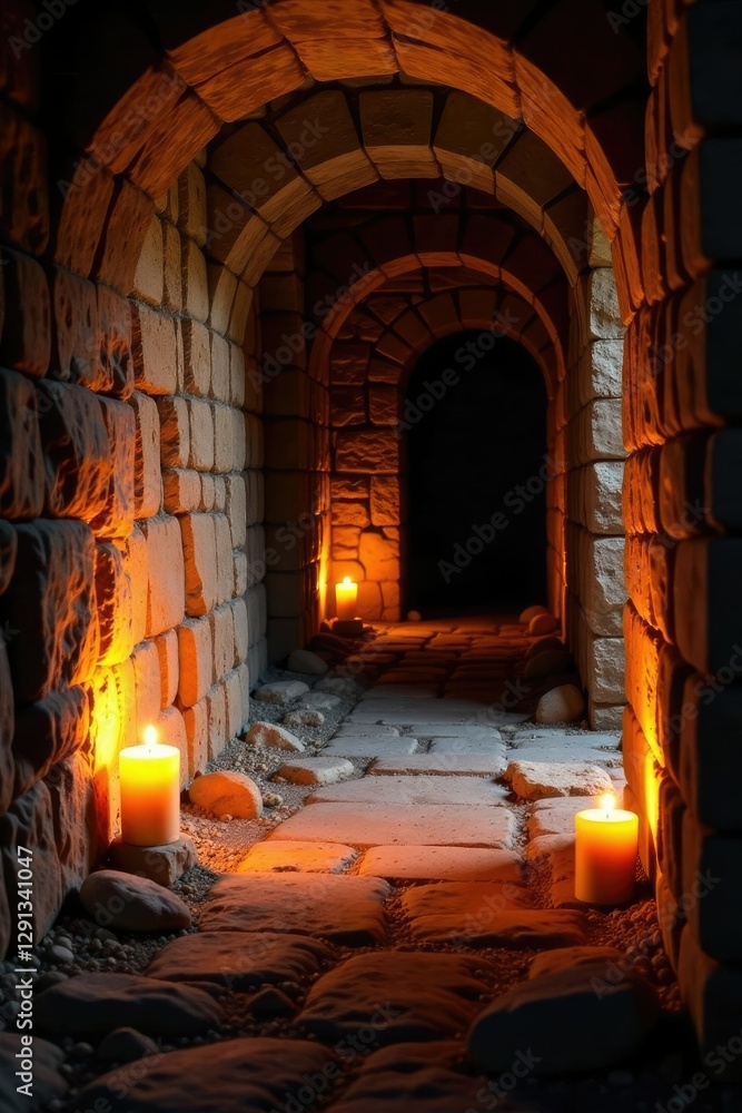 warm candlelit glow inside ancient stone walls, candlelight, warm candlelit glow inside ancient stone walls, candlelight,