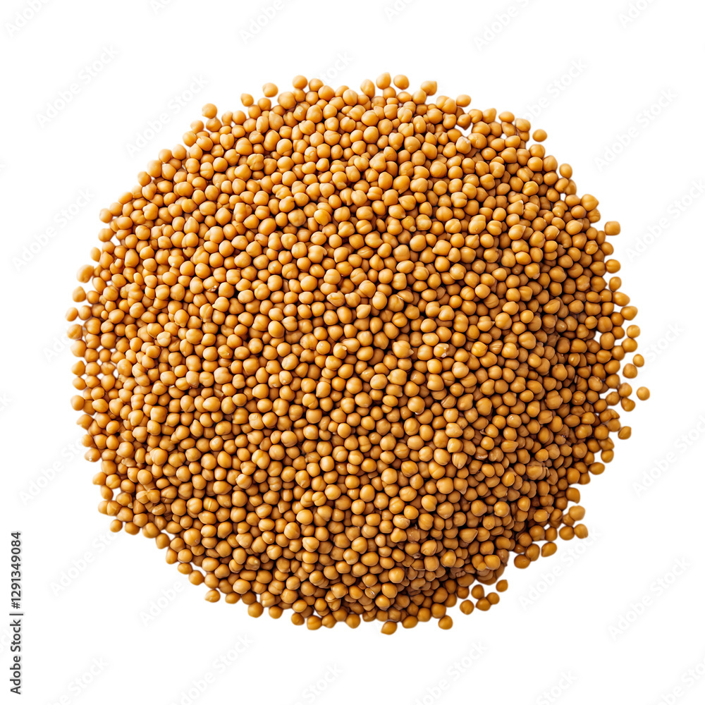 A Heap of Golden Brown Chickpeas Isolated on Transparent Background A Heap of Golden Brown Chickpeas Isolated on Transparent Background
