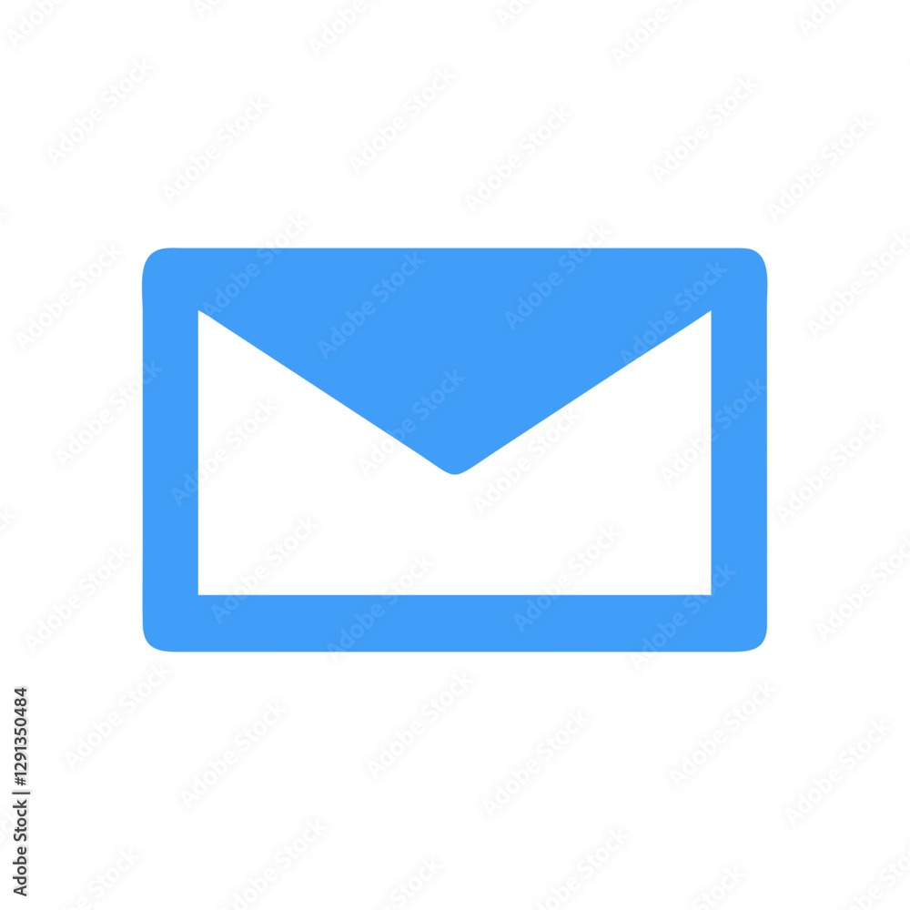 blue mail icon blue mail icon