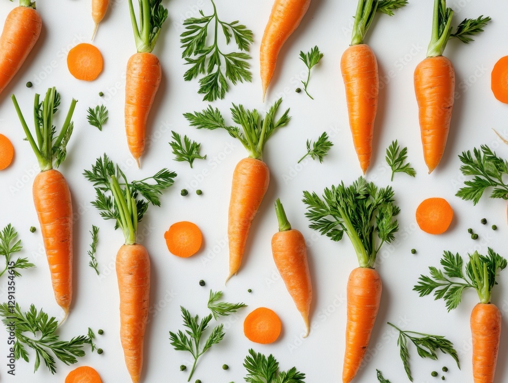 A bunch of fresh carrots and parsnips gathered together on a clean surface, highlighting their earthy colors and texture A bunch of fresh carrots and parsnips gathered together on a clean surface, highlighting their earthy colors and texture