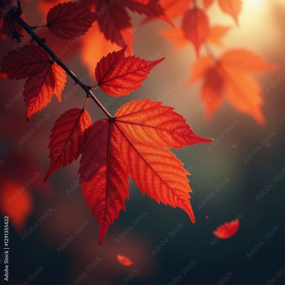 Crimson, russet leaves swirl in a crisp breeze , trees, swirling Crimson, russet leaves swirl in a crisp breeze , trees, swirling