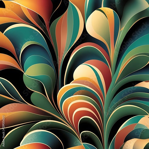 Wallpaper Mural Round shapes and lines with fluid gradients abstract background vector illustration for wallpaper banner background leaflet catalog cover flyer Torontodigital.ca