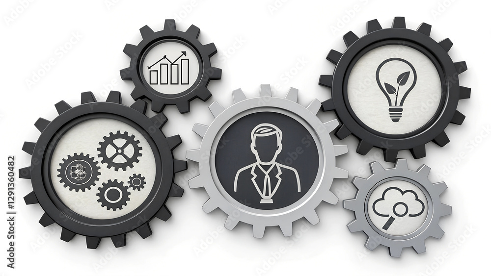 Overhead view on business, Teamwork and growth strategy concept, A diverse group of arrows moving up, Teamwork concept Overhead view on business, Teamwork and growth strategy concept, A diverse group of arrows moving up, Teamwork concept