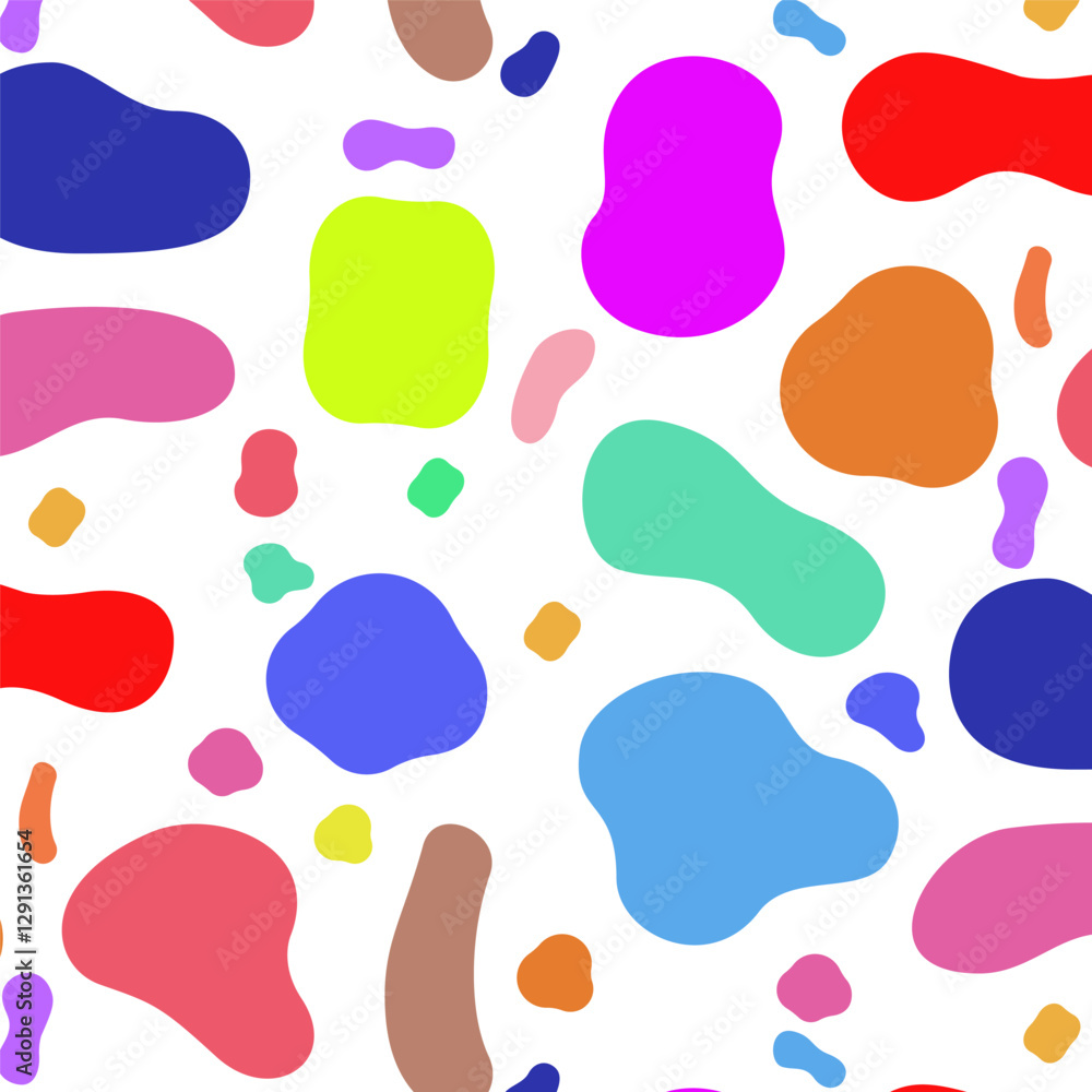 seamless pattern with shapes vector seamless pattern with shapes vector