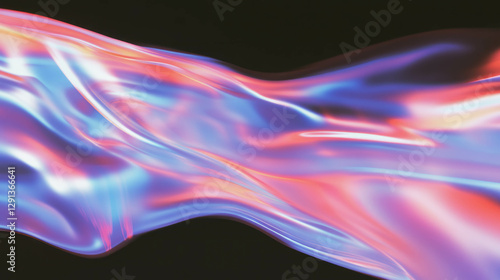 Abstract gradient color shift background with smooth wavy texture for creative designs