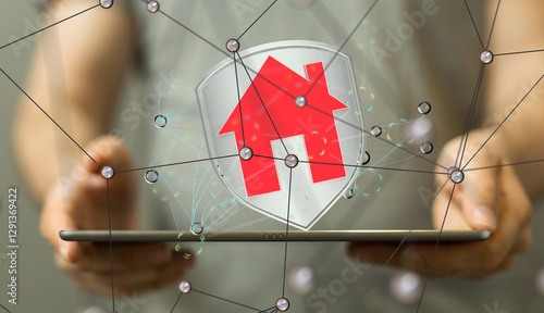 home data. Digital cyberspa...