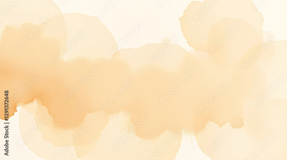 Watercolor light brown dust, autumn abstract background. Hand painted beige wallpaper. Watercolor light brown dust, autumn abstract background. Hand painted beige wallpaper.