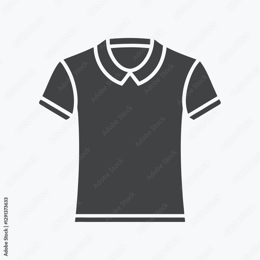 Minimalist T Shirt Icon silhouette Logo Design. Minimalist T Shirt Icon silhouette Logo Design.