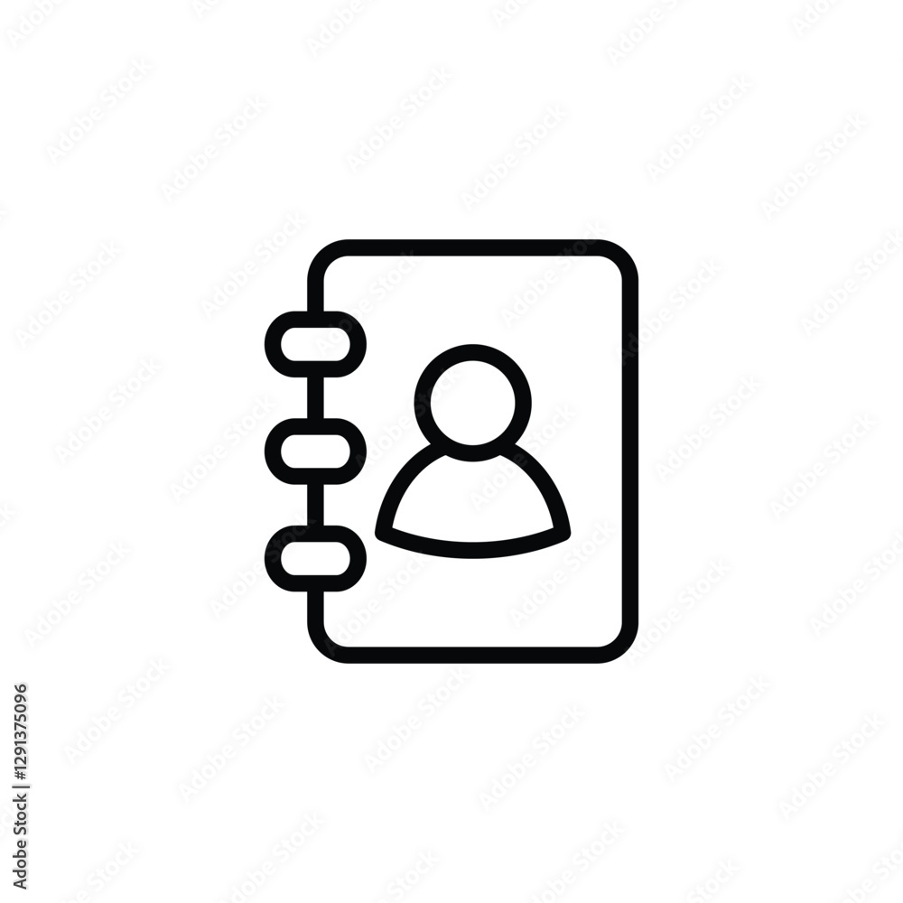 contacts book vector icon phone book sign contacts book vector icon phone book sign