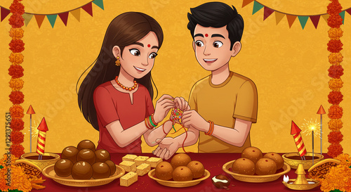Raksha Bandhan Ceremony - B...