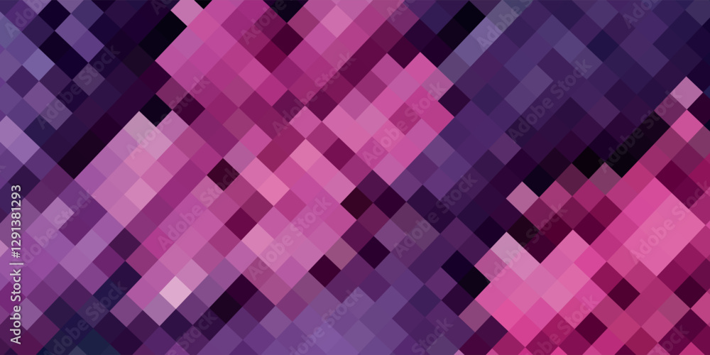 Abstract pink mosaic background - Vector Abstract pink mosaic background - Vector
