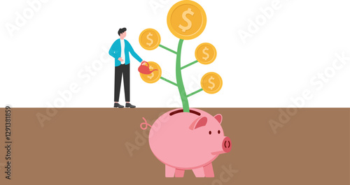 Businessmen seek investors to bring money to expand their business to grow and succeed.

