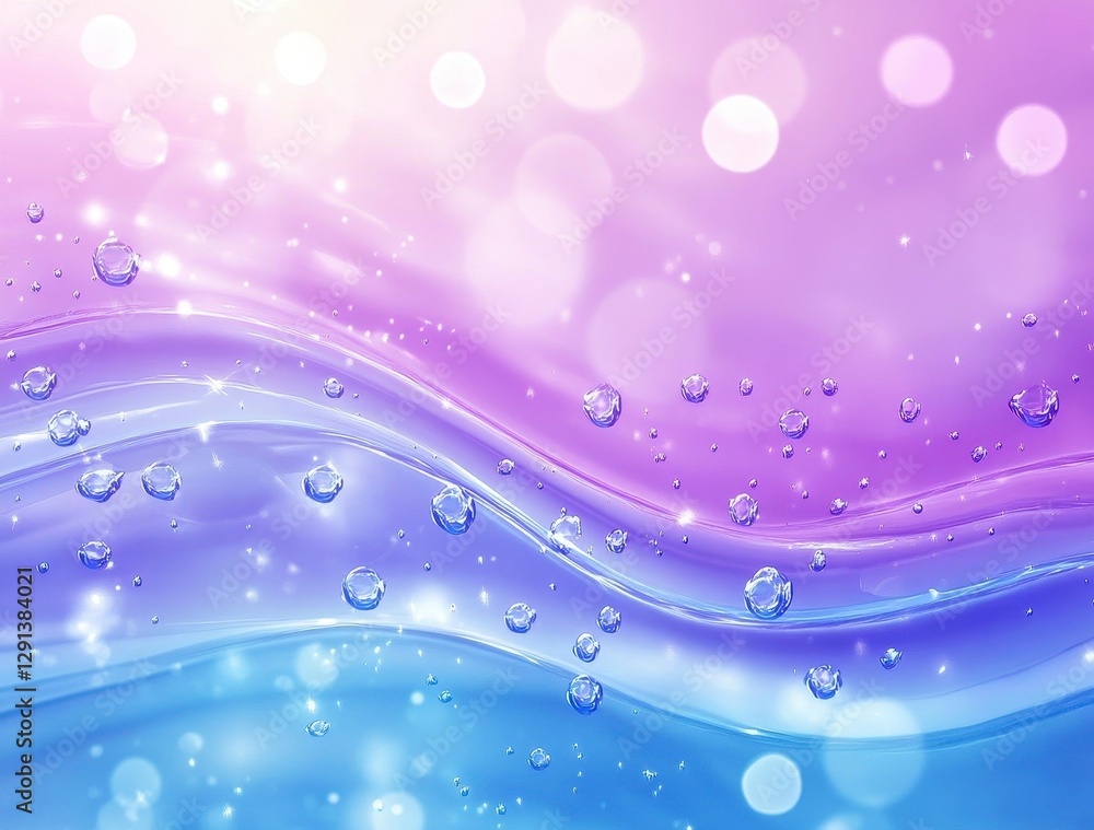 Colorful Water Splash Background