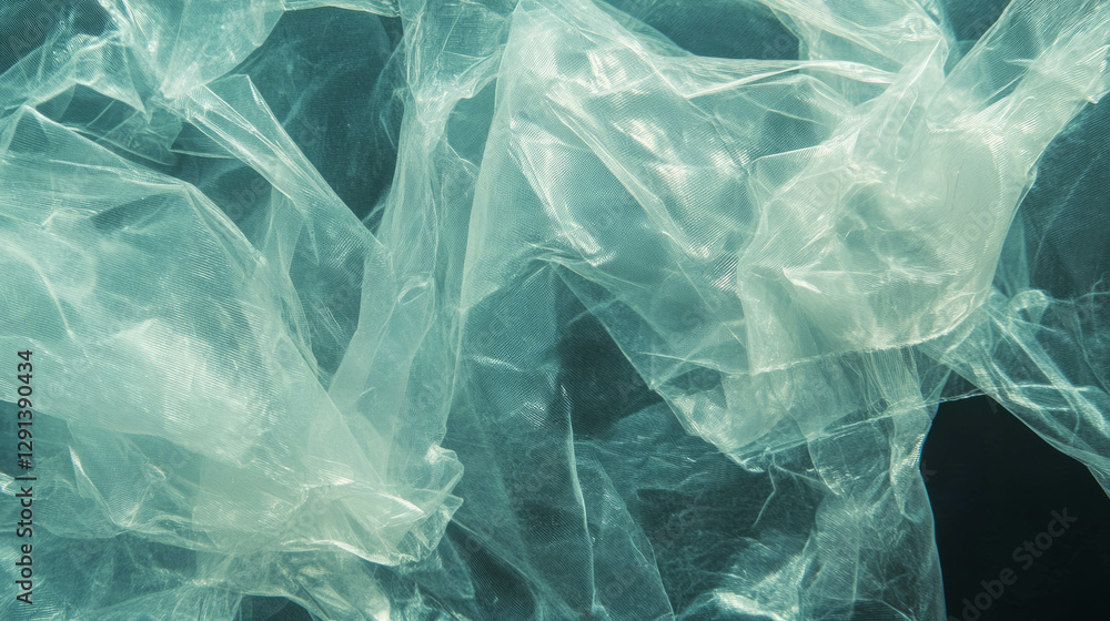 Obraz premium Translucent plastic texture for creative design and background applications