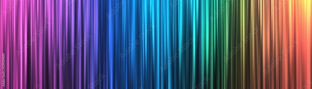 Obraz premium Rainbow colored background with vertical lines and photo art design for creative projects