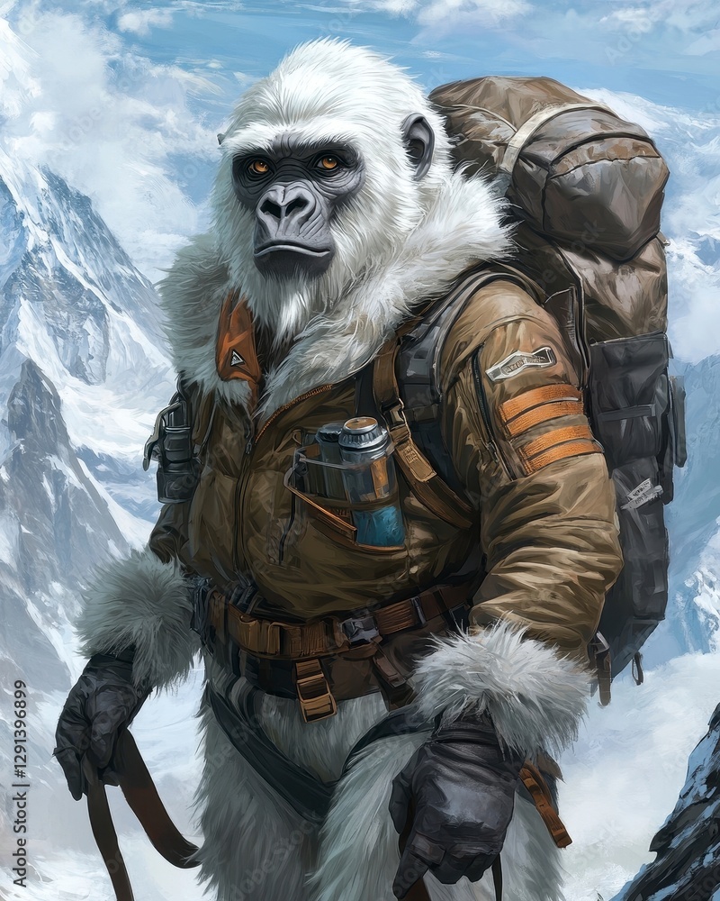 Snowy Mountain Explorer Creature Snowy Mountain Explorer Creature