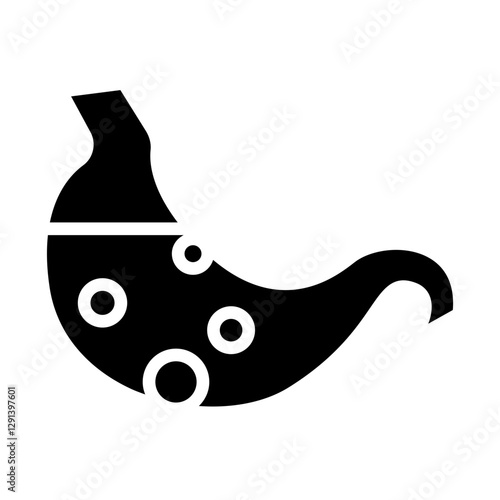 Reflux icon in glyph style