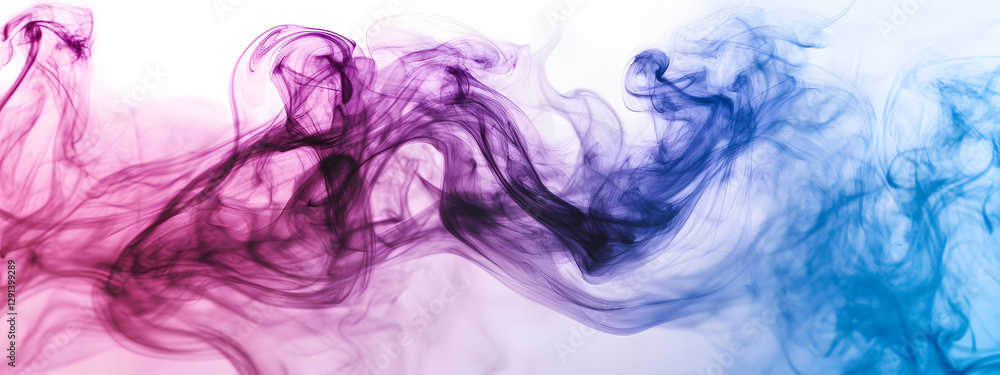 A close-up of purple and teal smoke, dark turquoise and light magenta
A close-up of purple and teal smoke, dark turquoise and light magenta