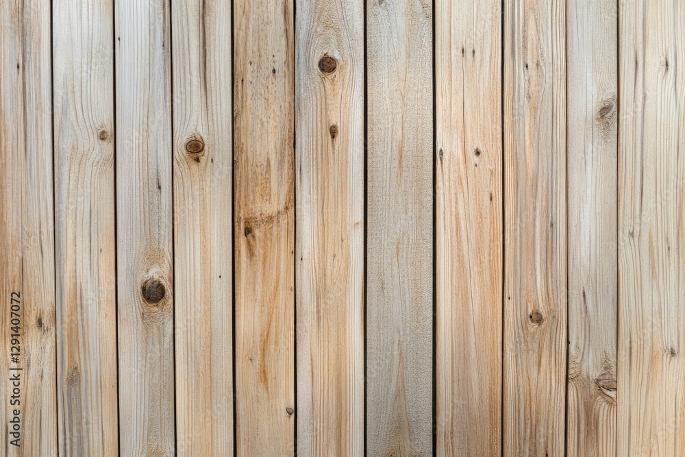 Naklejka premium Light Brown Wooden Plank Wall Texture