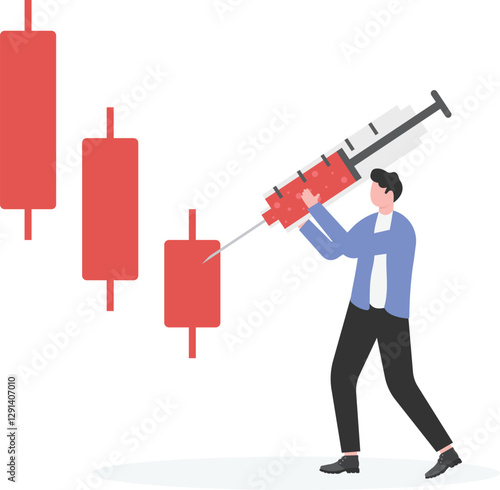Businessmen have credit problems in their investments, causing the company to go into recession.

