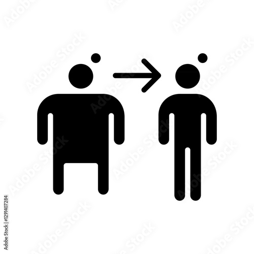 Liposuction icon in glyph style