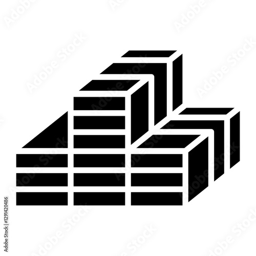 Fund icon in glyph style