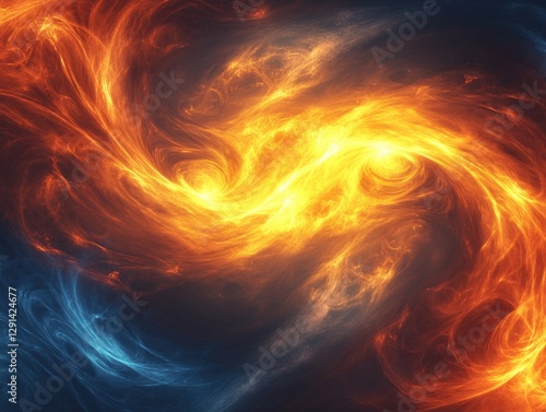 Burning Nebula, Flame of Fire and Cosmos.